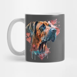 Valentines Ridgeback - Unleashing love, one wag at a time Mug